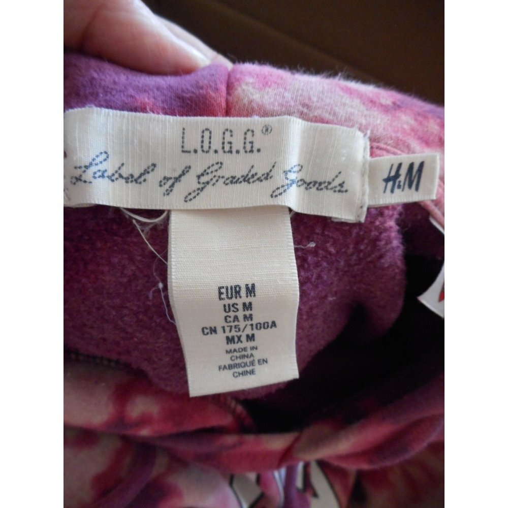 Purple Tie Dye Harvard Hoodie Sweatshirt Sz M - Picture 4 of 8